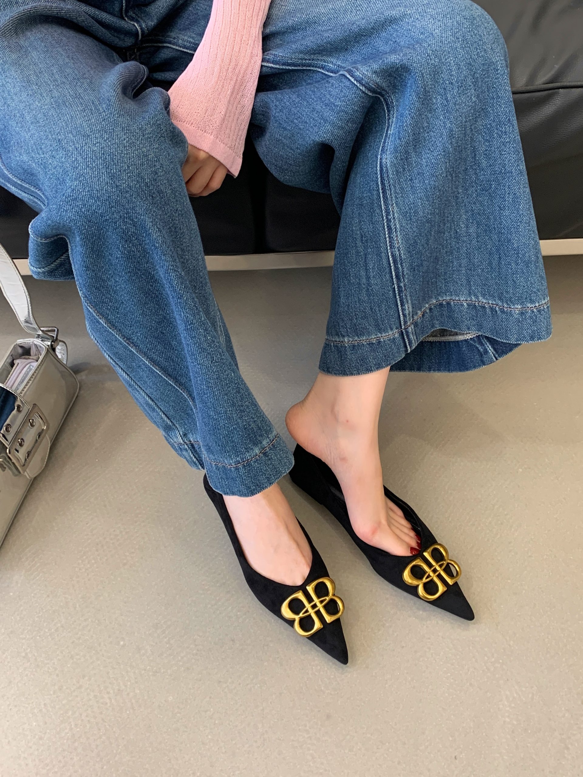 1768377408956_MAemmA.jpg 2026 New Spring Fashion Flat Low Heel Pointed Toe Comfortable Slip-On Shoes for Women