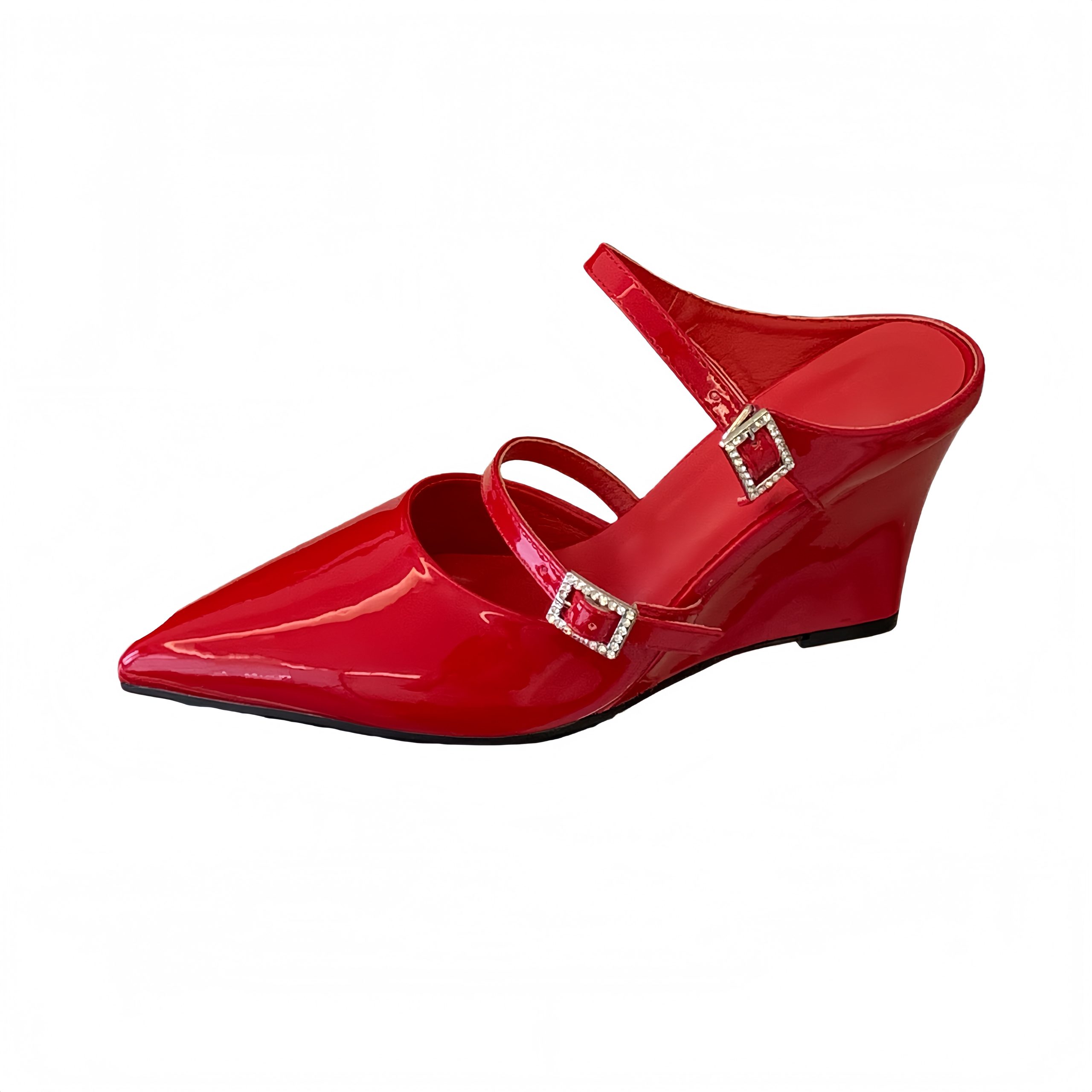 1771906376591_NH81lN.jpg BUBUFLY Women's Fashion European Style Wedge Heel Sandals 2026 Summer New Sexy One-Strap High Heel Sandals
