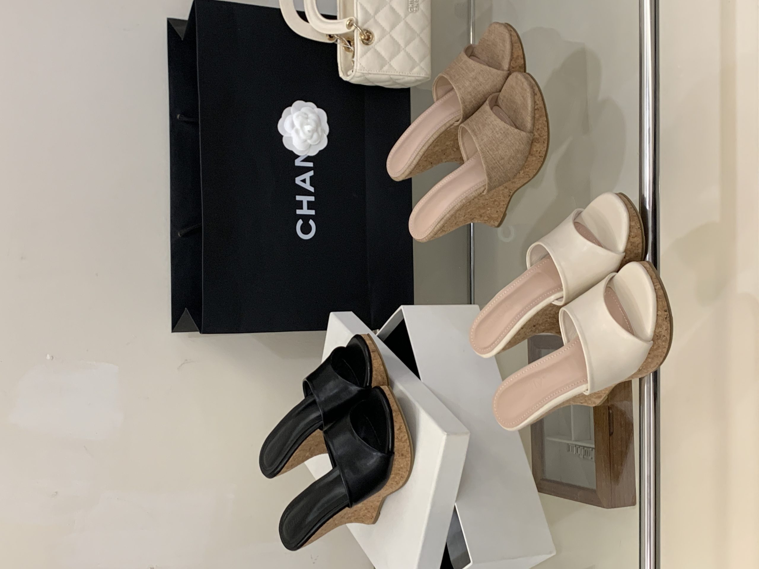 2026 One-Strap Wedge Heel Slippers Thick Sole Y2K Style Summer Sandals