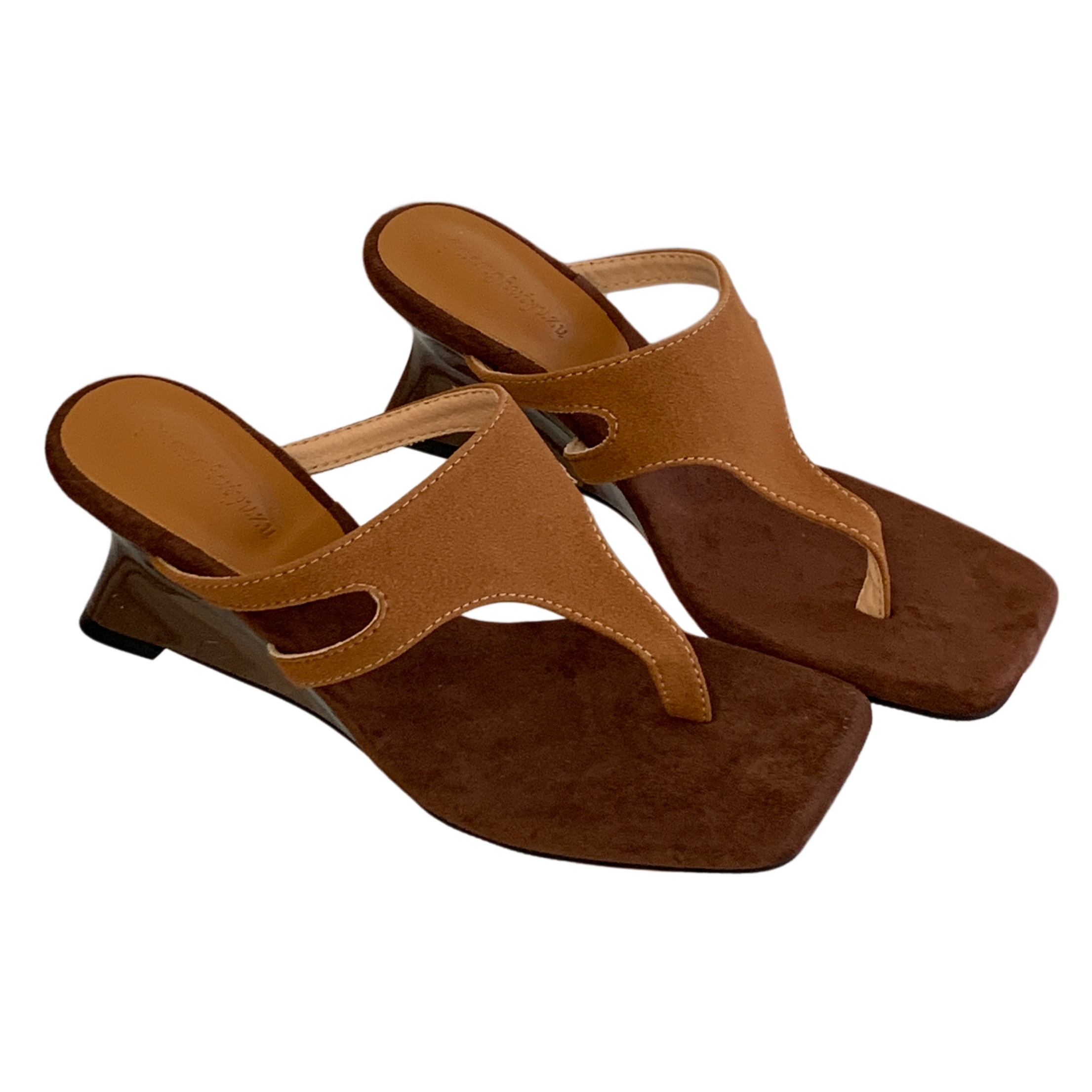 1778234416313_2uMHNI.jpg 2026 French Retro Square Toe Thong Slippers for Women Summer High Heel Dress Sandals Wedge