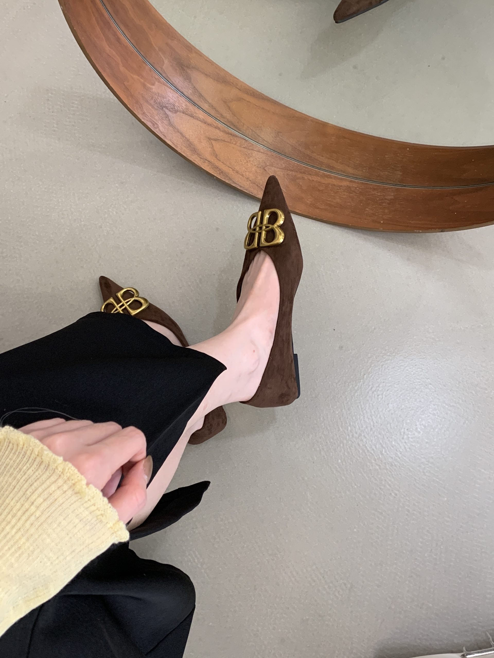 2026 New Spring Fashion Flat Low Heel Pointed Toe Comfortable Slip-On Shoes for Women